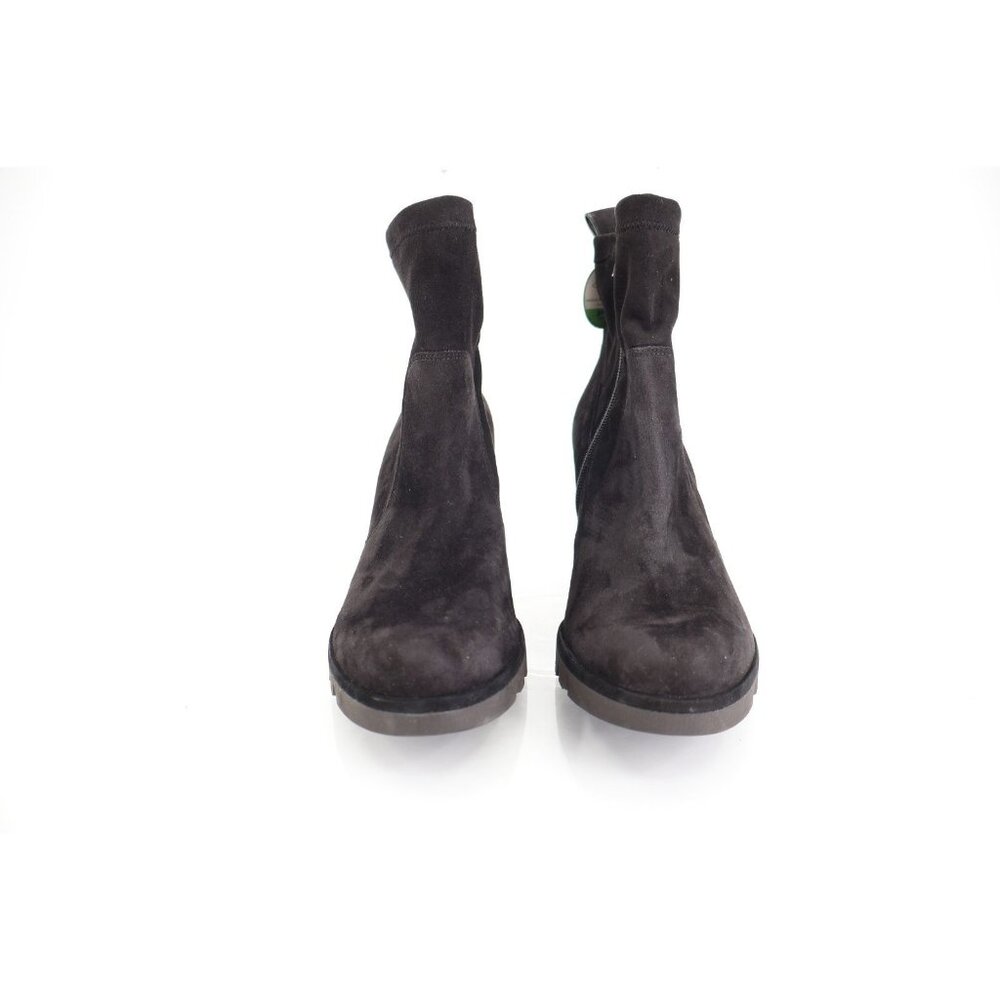 Paul Green Womens Nadia Ankle Boots Block Heel Platform Black Suede Size 10.5 - Picture 3 of 15